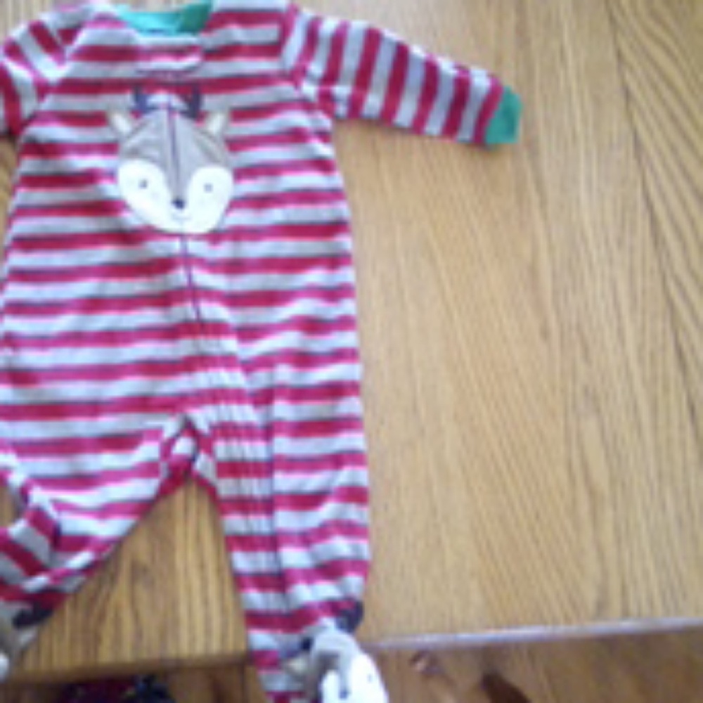 Boys 3 month reindeer sleeper